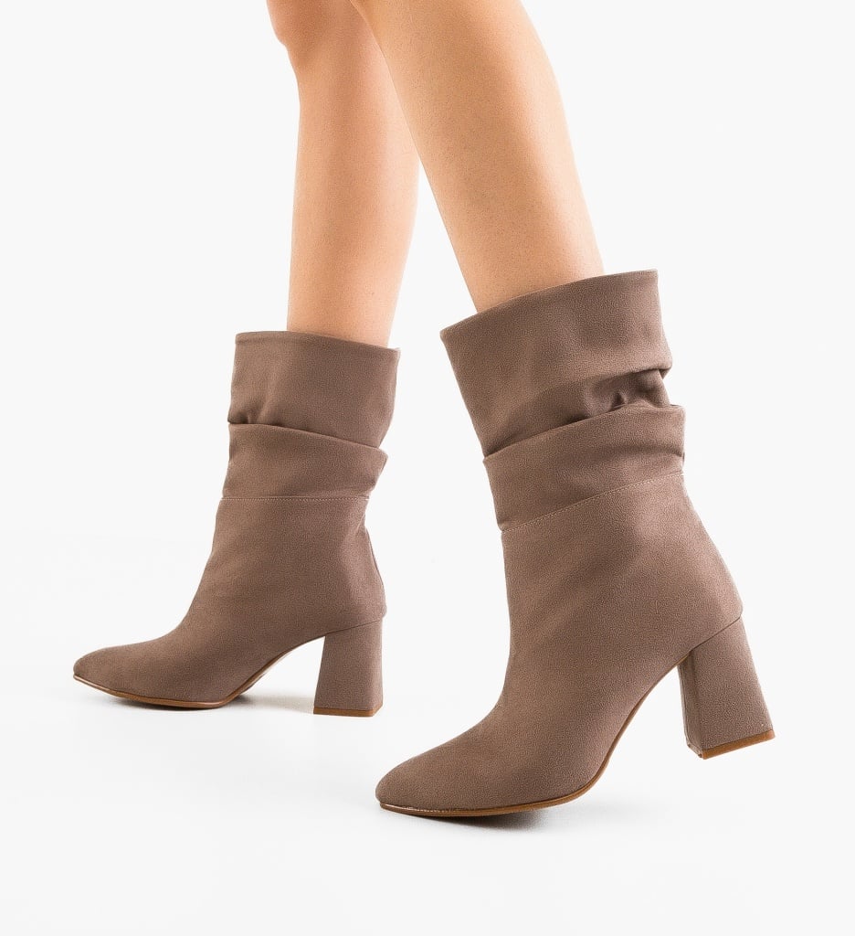 Botine dama Chalet Khaki - 1 | YEO