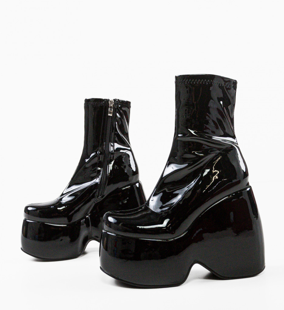 Botine dama Cosmo Negre - 4 | YEO