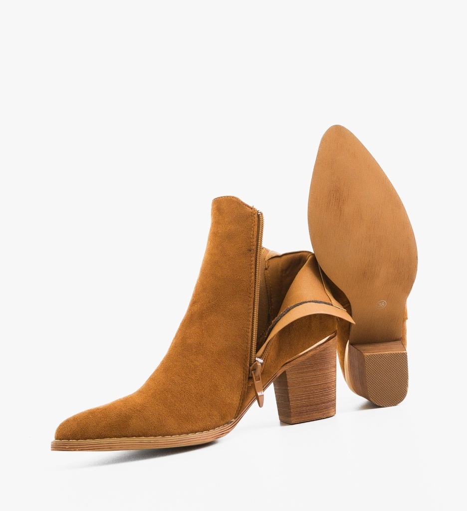 Botine dama Delgado Camel - 4 | YEO