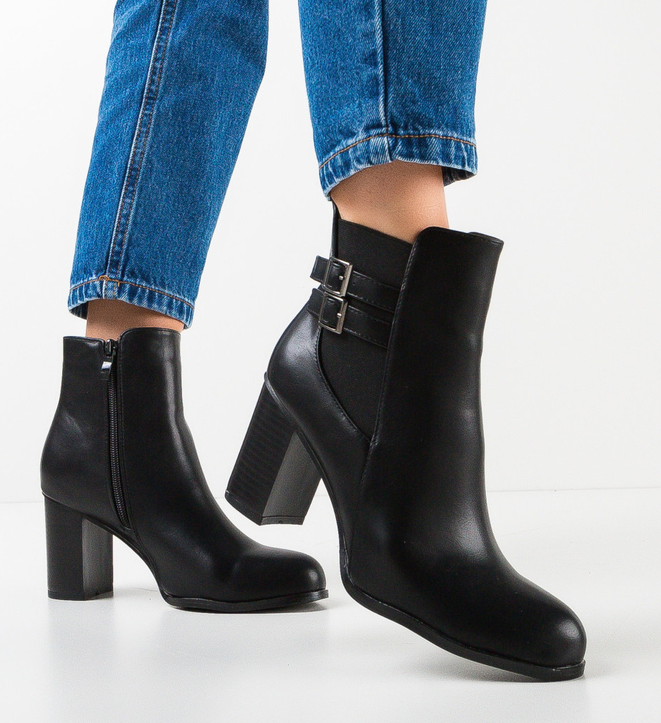 Botine dama Finlay Negre - 1 | YEO