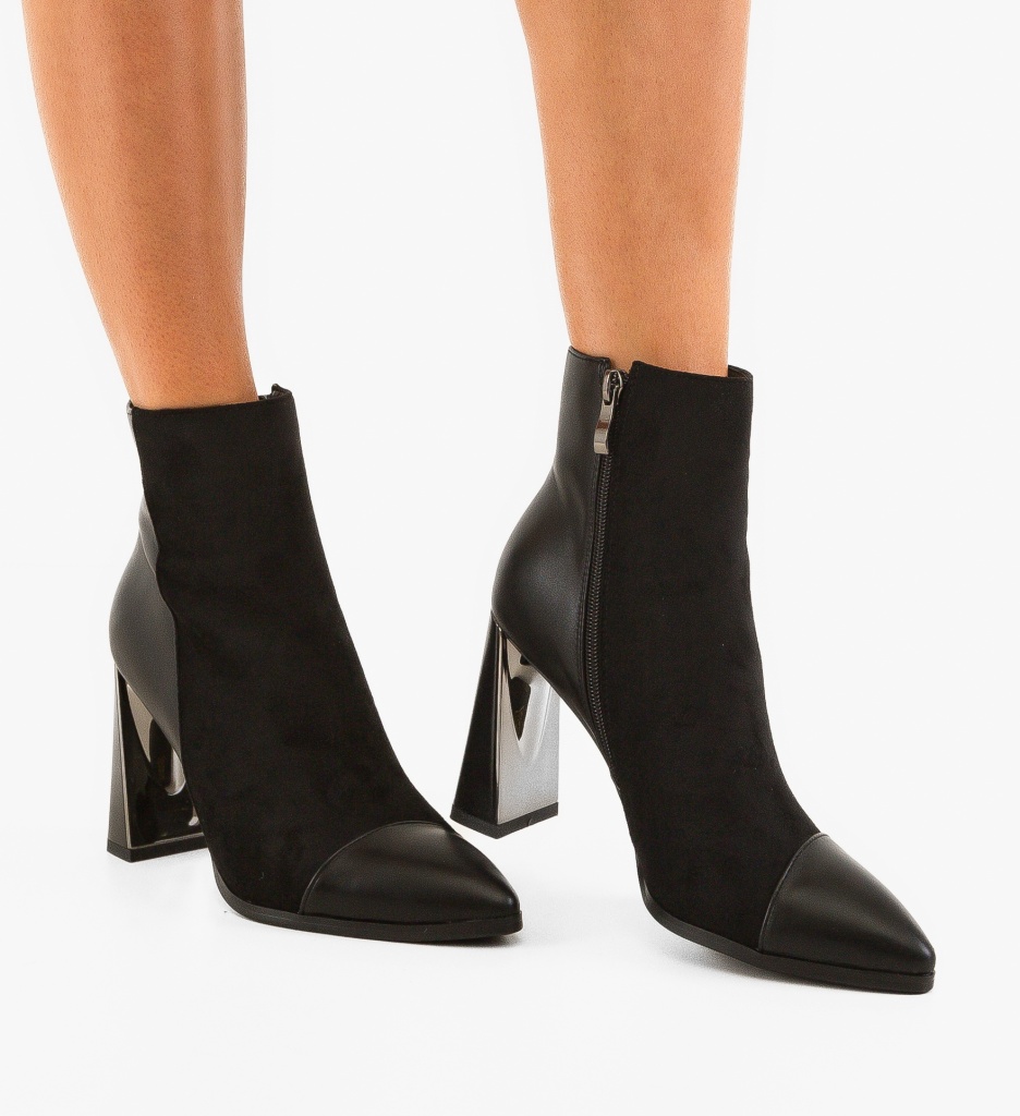 Botine dama Florence Negre - 2 | YEO