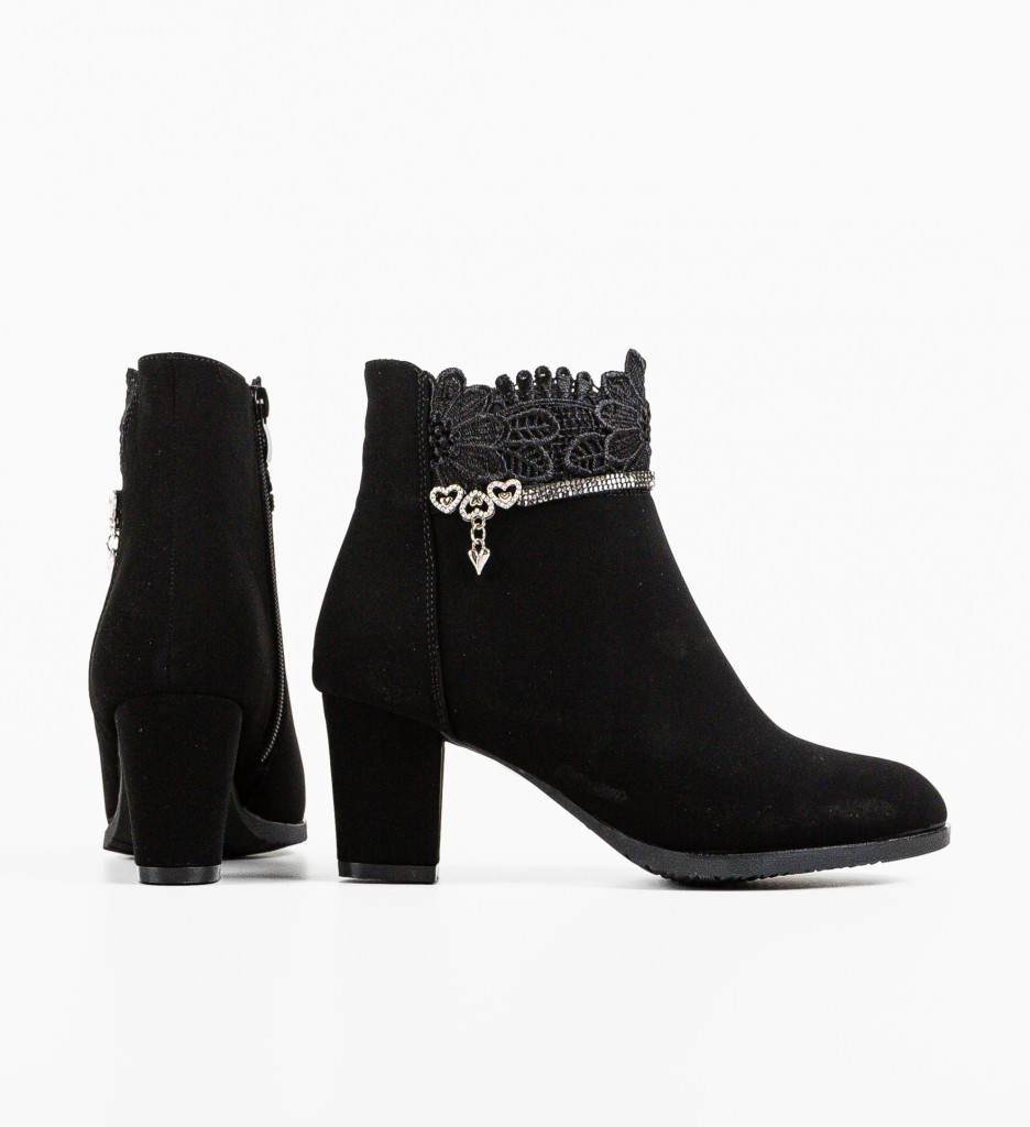 Botine dama Gail Negre - 3 | YEO