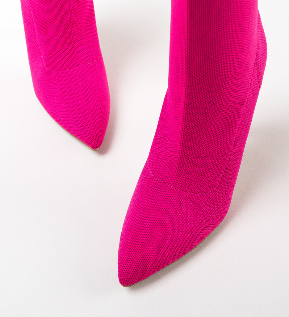 Botine dama Gluty Fuchsia - 5 | YEO