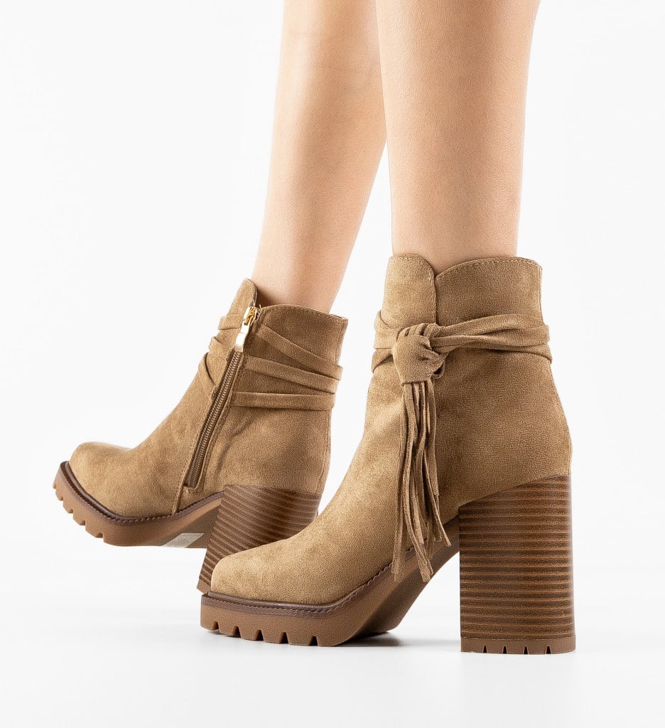 Botine dama Graps Khaki - 3 | YEO