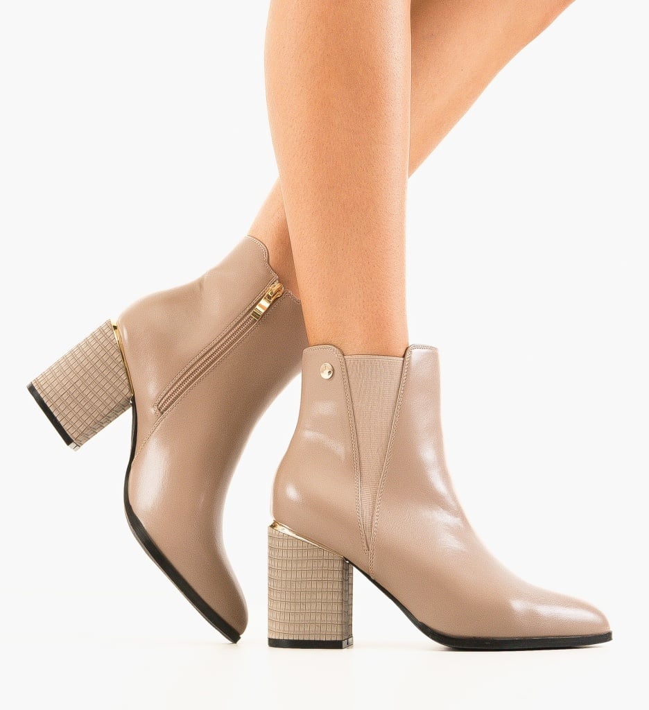 Botine dama Inimay Khaki