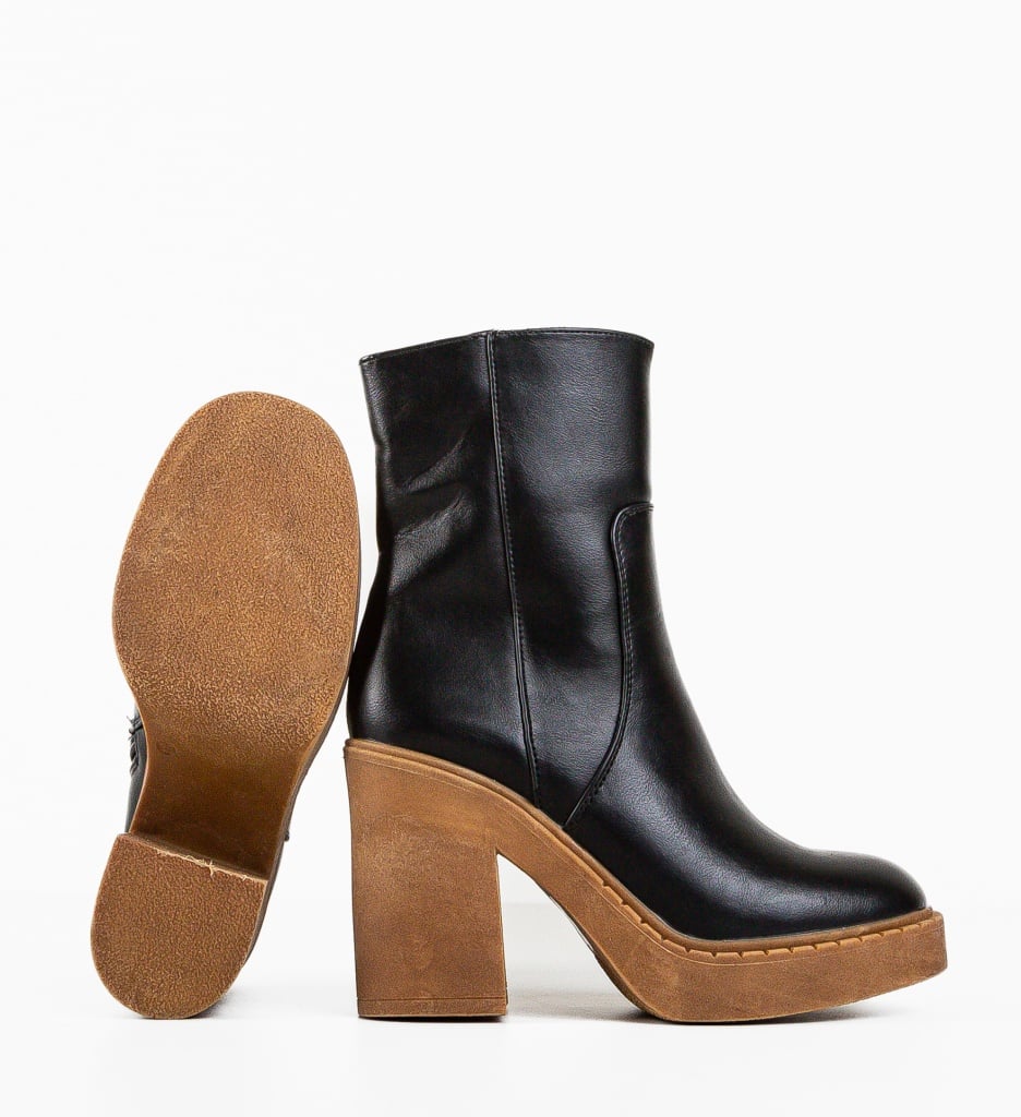 Botine dama Justice Negre - 5 | YEO