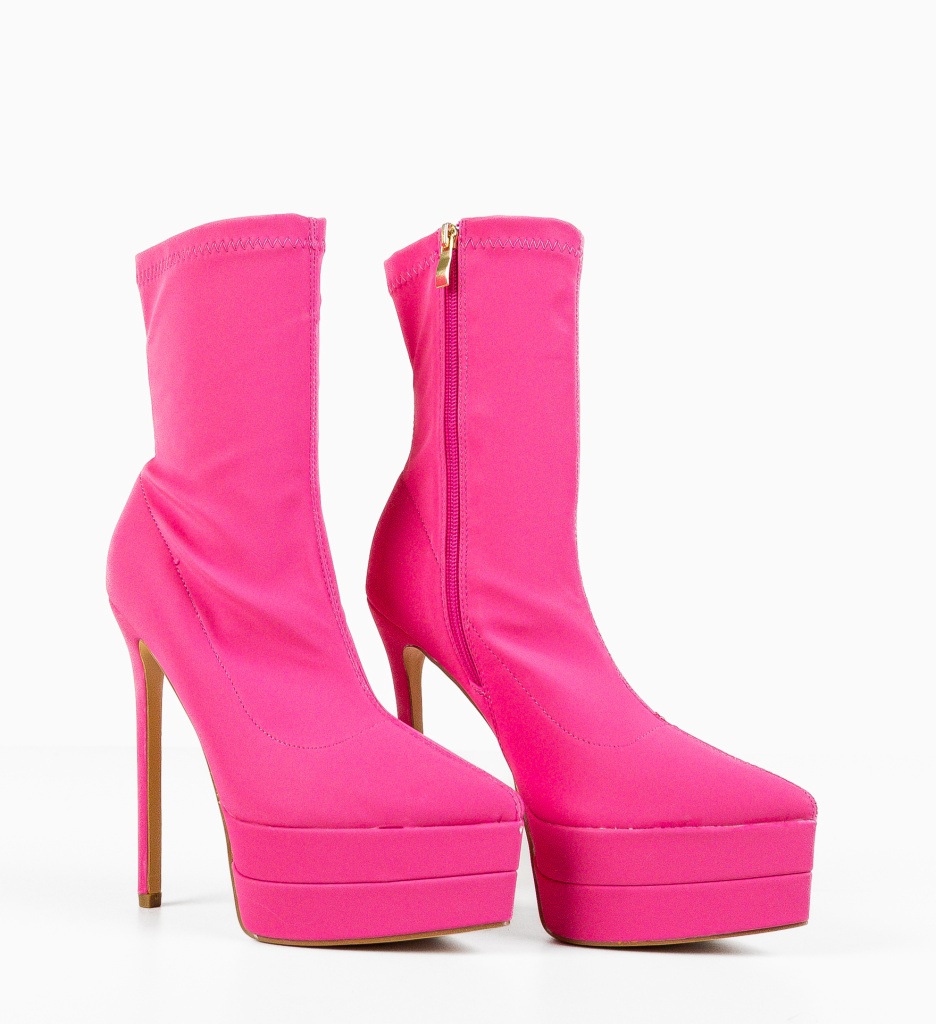 Botine dama Kato Fuchsia - 4 | YEO