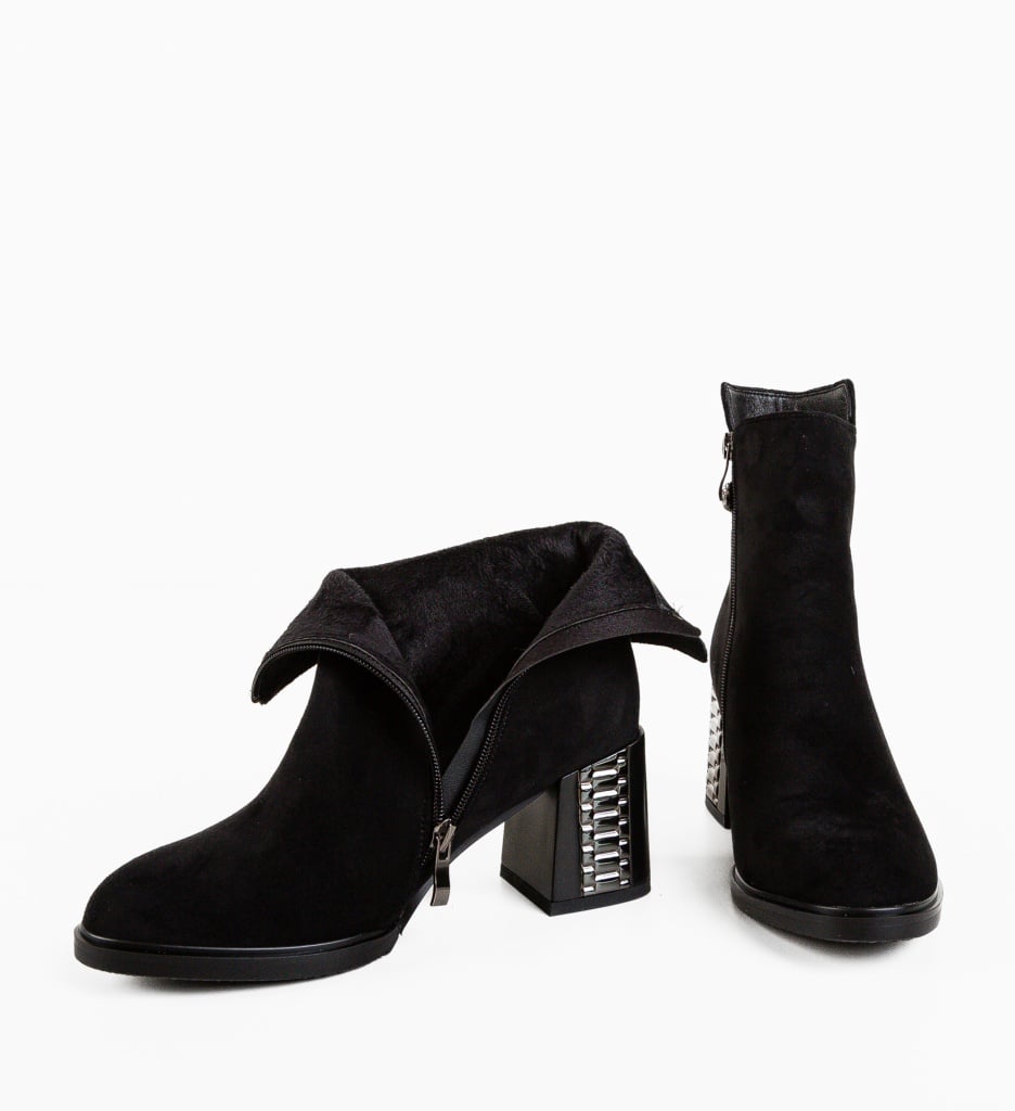 Botine dama Keba Negre - 4 | YEO