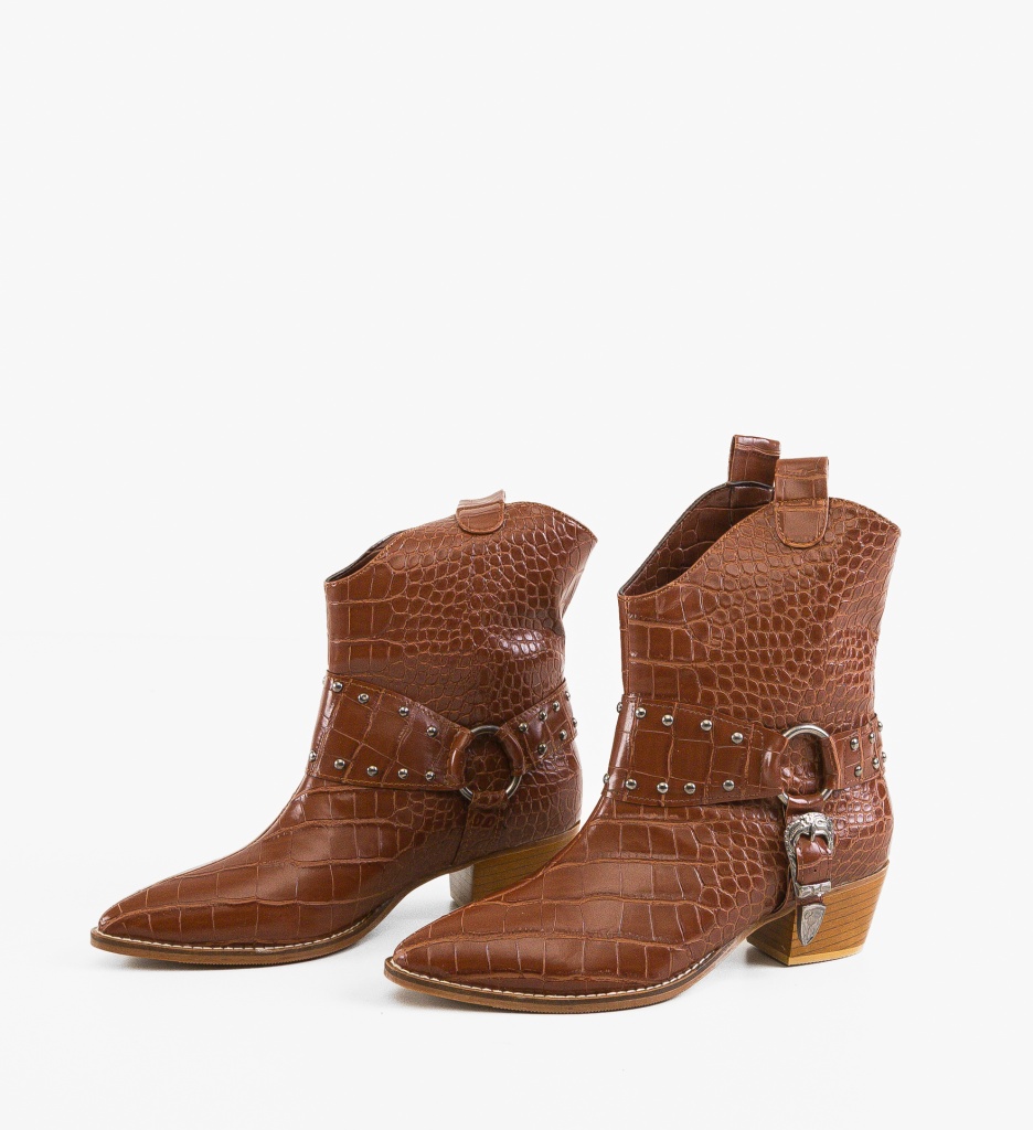 Botine dama Kerko Camel - 4 | YEO