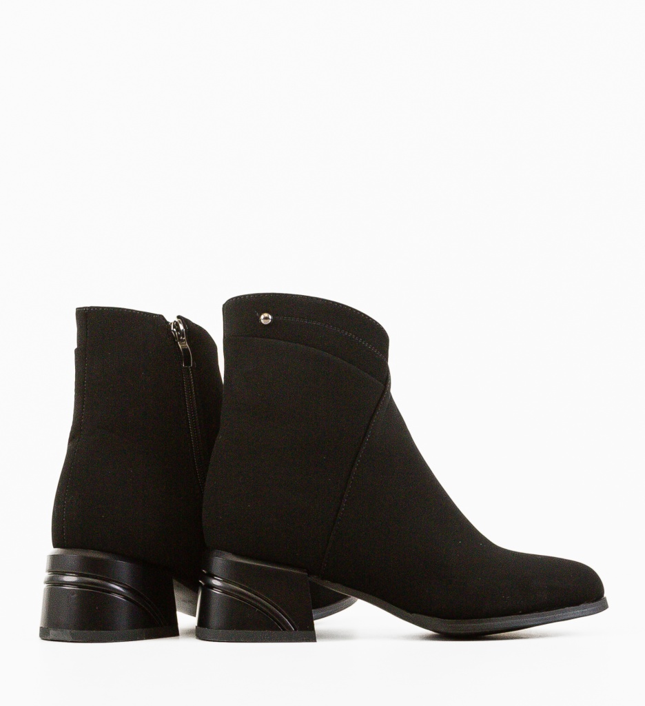 Botine dama Kusat Negre - 5 | YEO