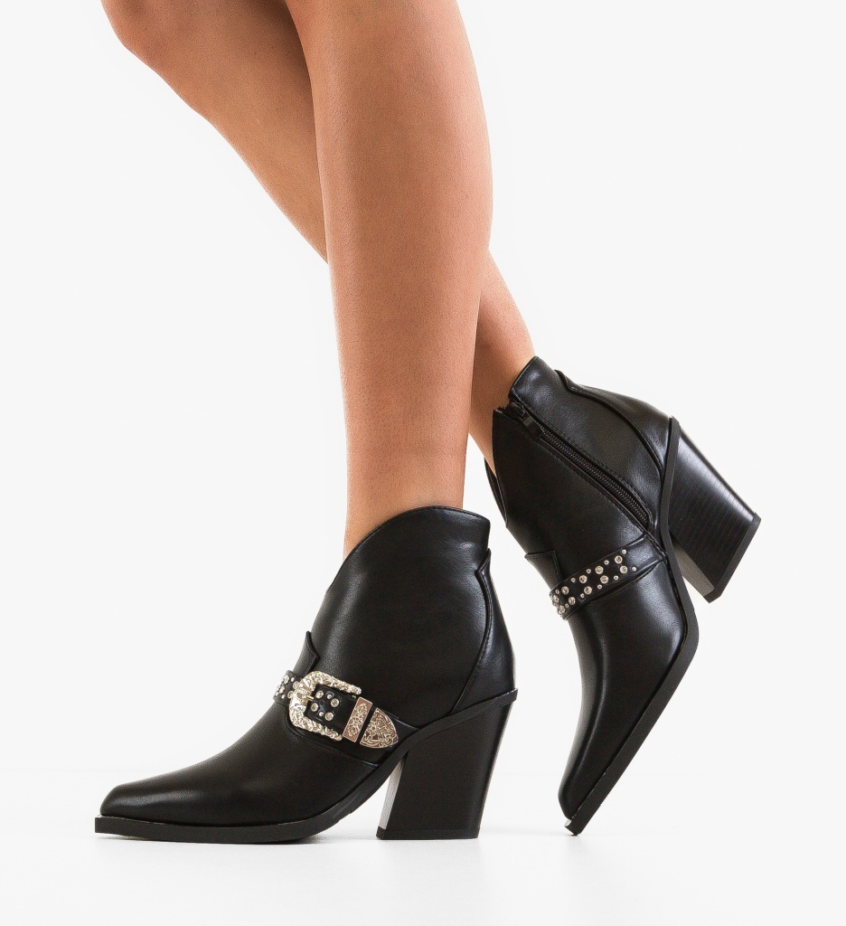 Botine dama Leigh Negre - 2 | YEO