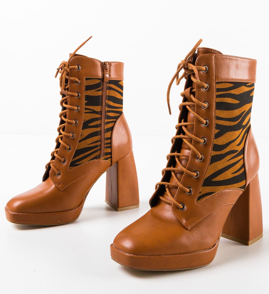 Botine dama Lokan Camel - 5 | YEO