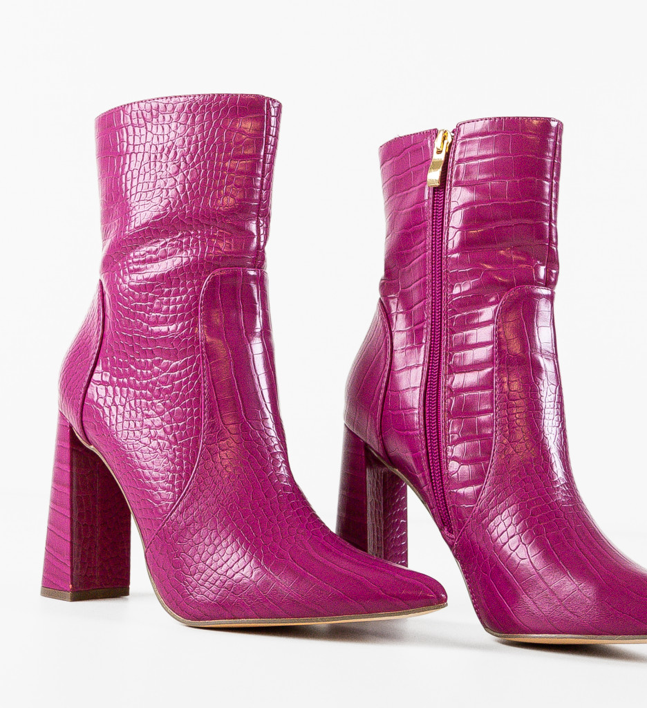 Botine dama Lutfi Fuchsia - 5 | YEO