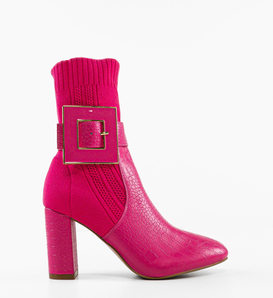 Botine dama Lyla Fuchsia - 4 | YEO