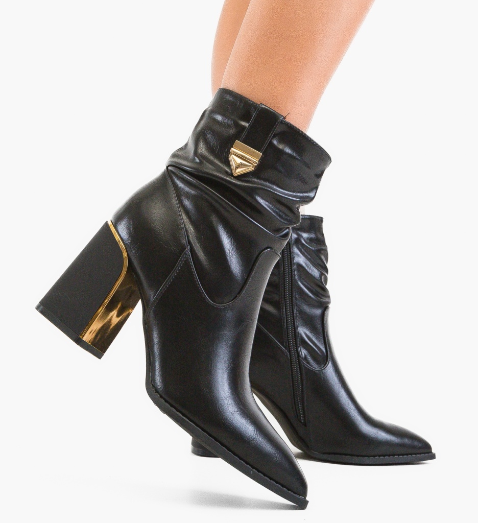Botine dama Malaika Negre