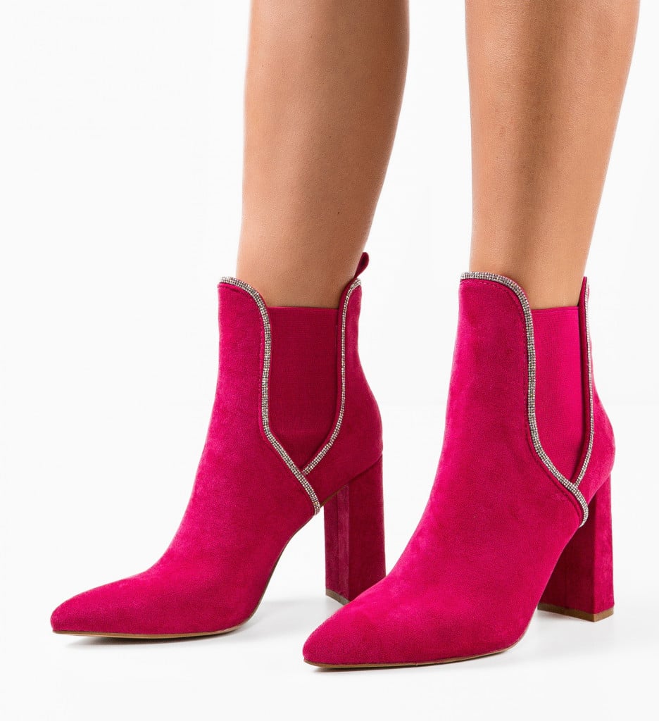 Botine dama Mckay Fuchsia - 4 | YEO