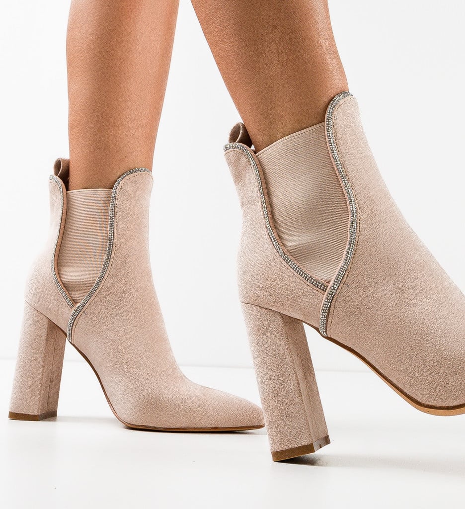 Botine dama Mckay Nude - 3 | YEO