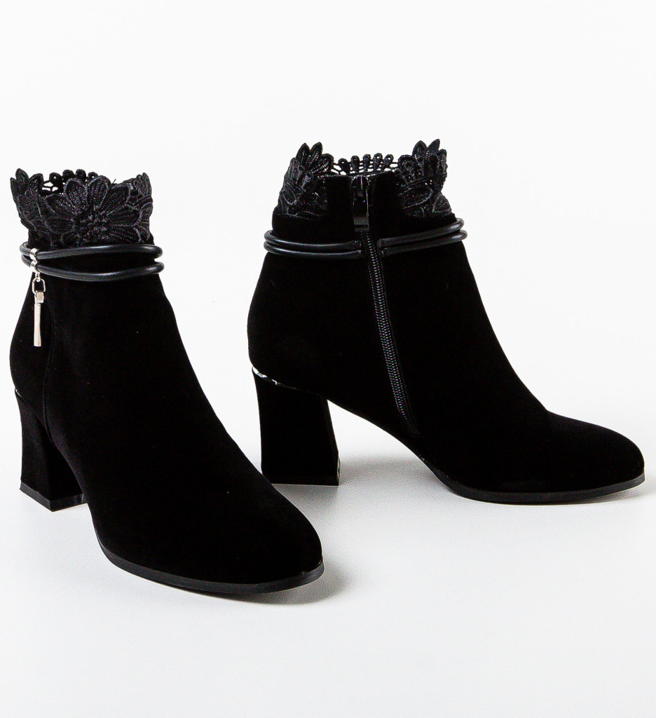 Botine dama Mylee Negre - 5 | YEO