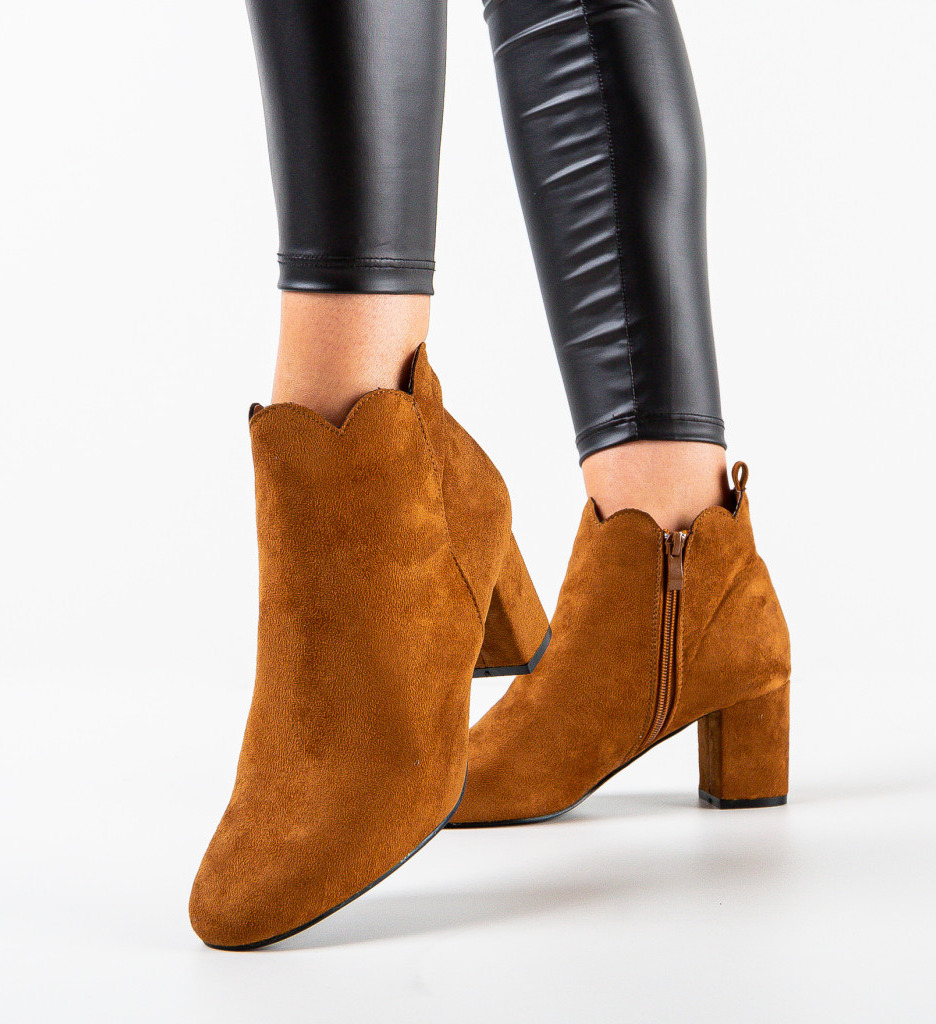 Botine dama Navarro Camel - 1 | YEO