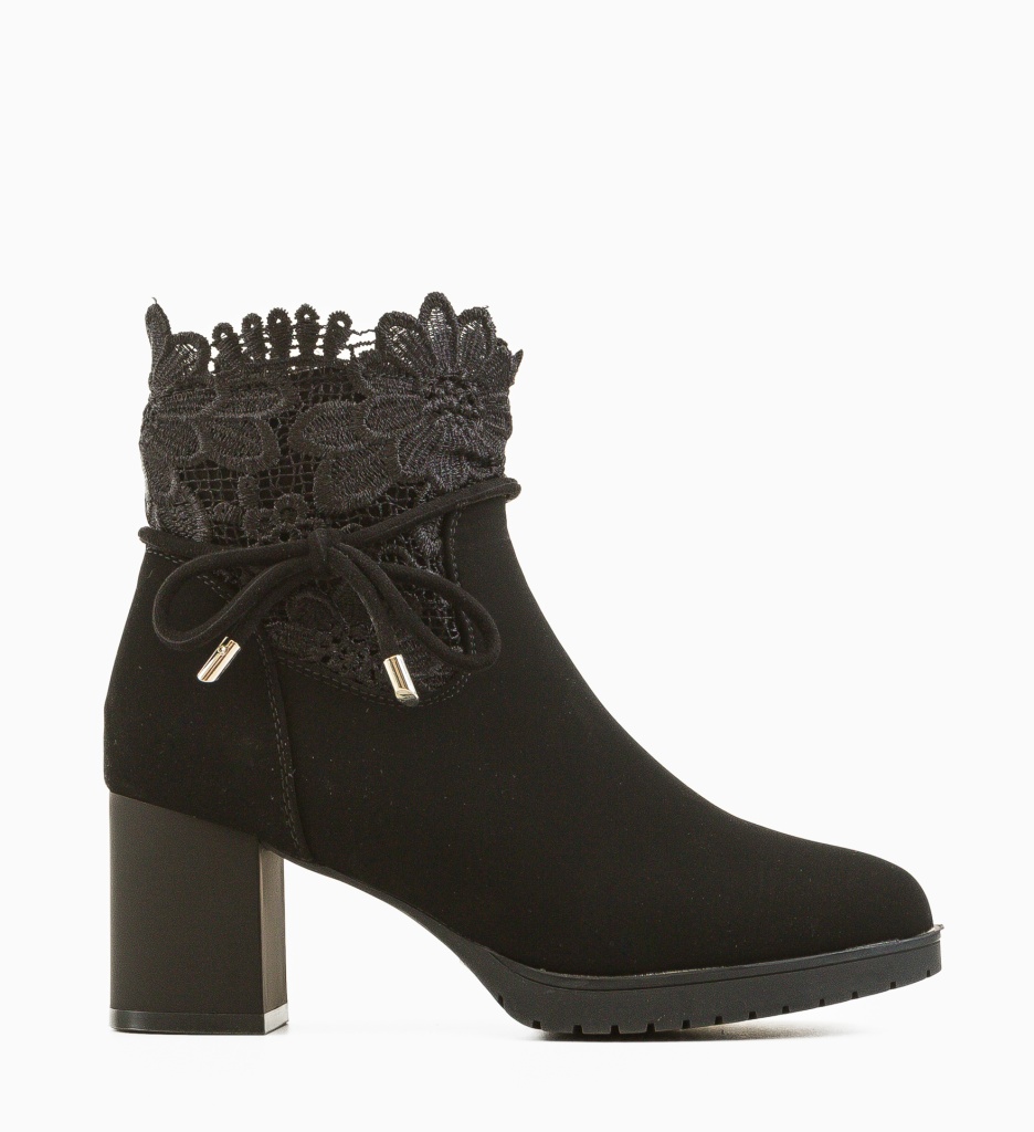 Botine dama Nelnel Negre - 2 | YEO