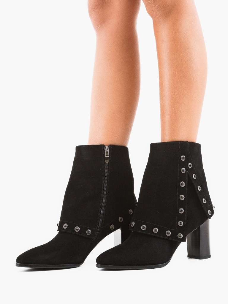 Botine dama Party Negre