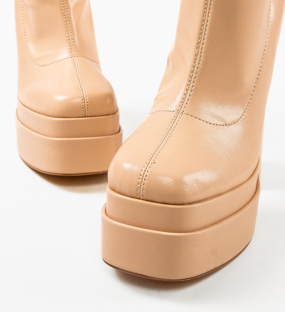 Botine dama Platouy Nude - 5 | YEO