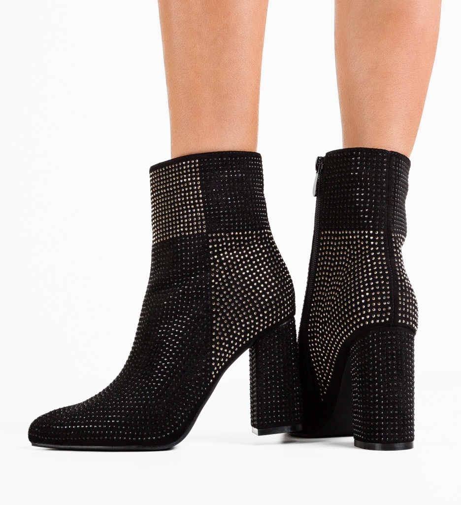 Botine dama Ruff Negre - 2 | YEO