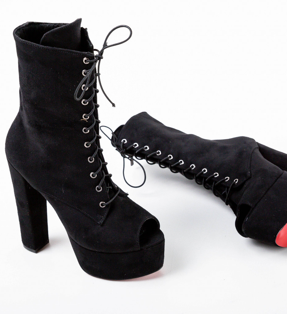 Botine dama Surender Negre - 5 | YEO