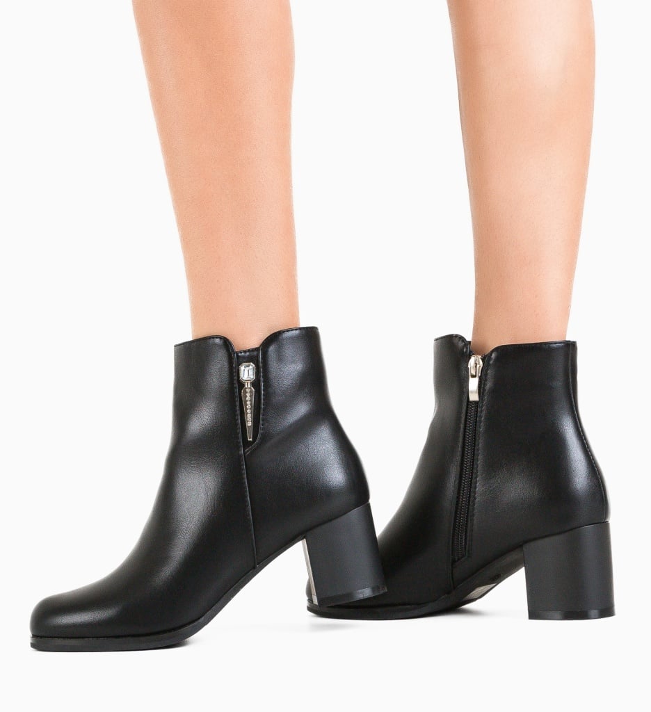 Botine dama Symon Negre - 1 | YEO