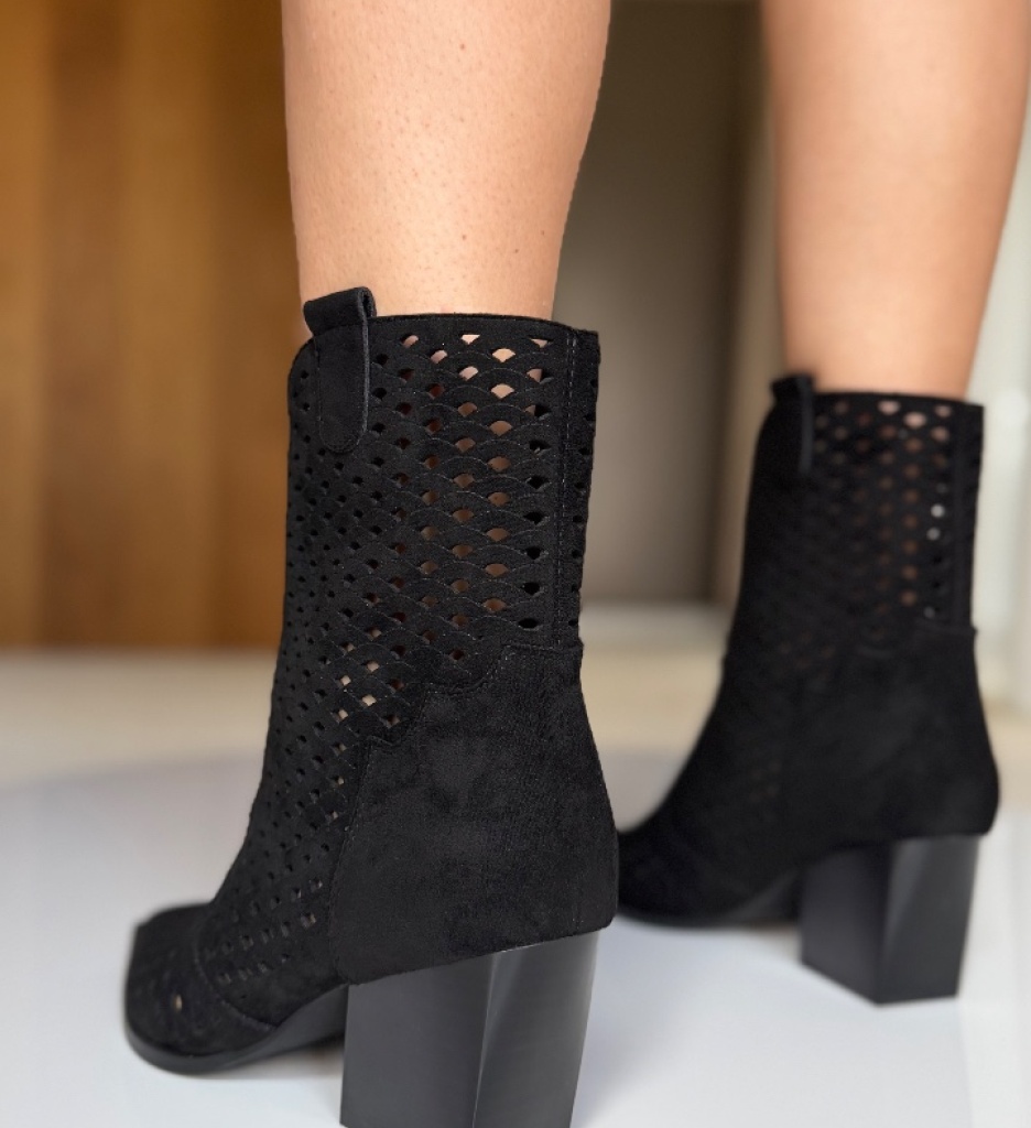 Botine dama Syon Negre - imagine 2