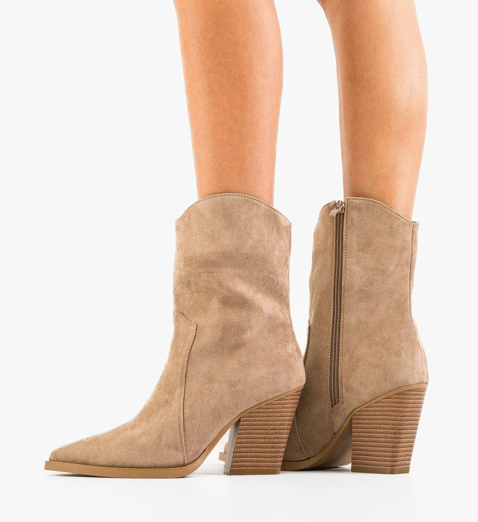 Botine dama Vela Khaki - 1 | YEO