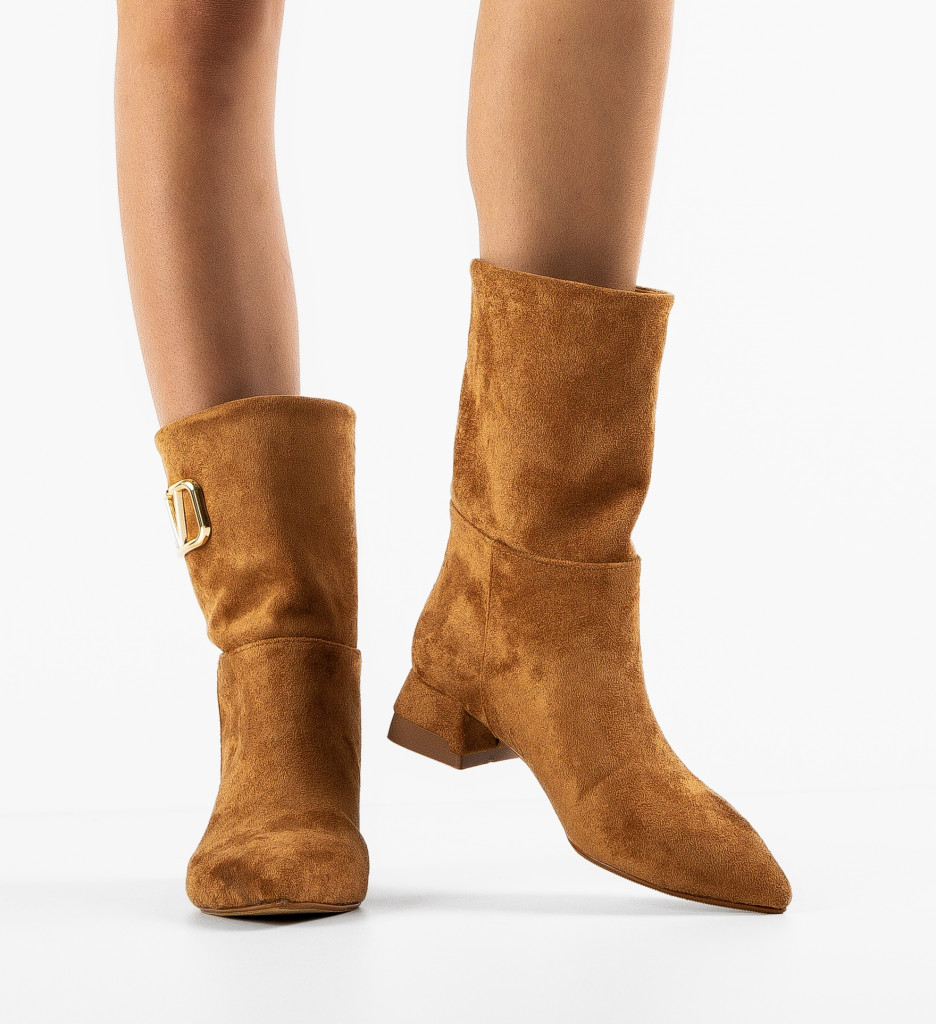 Botine dama Veldy Camel - 1 | YEO