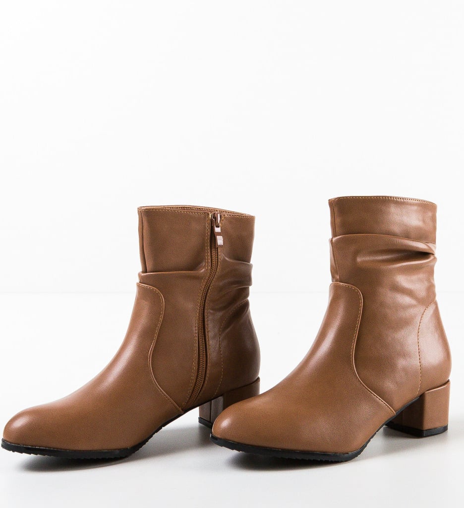 Botine dama Vigon Camel - 4 | YEO