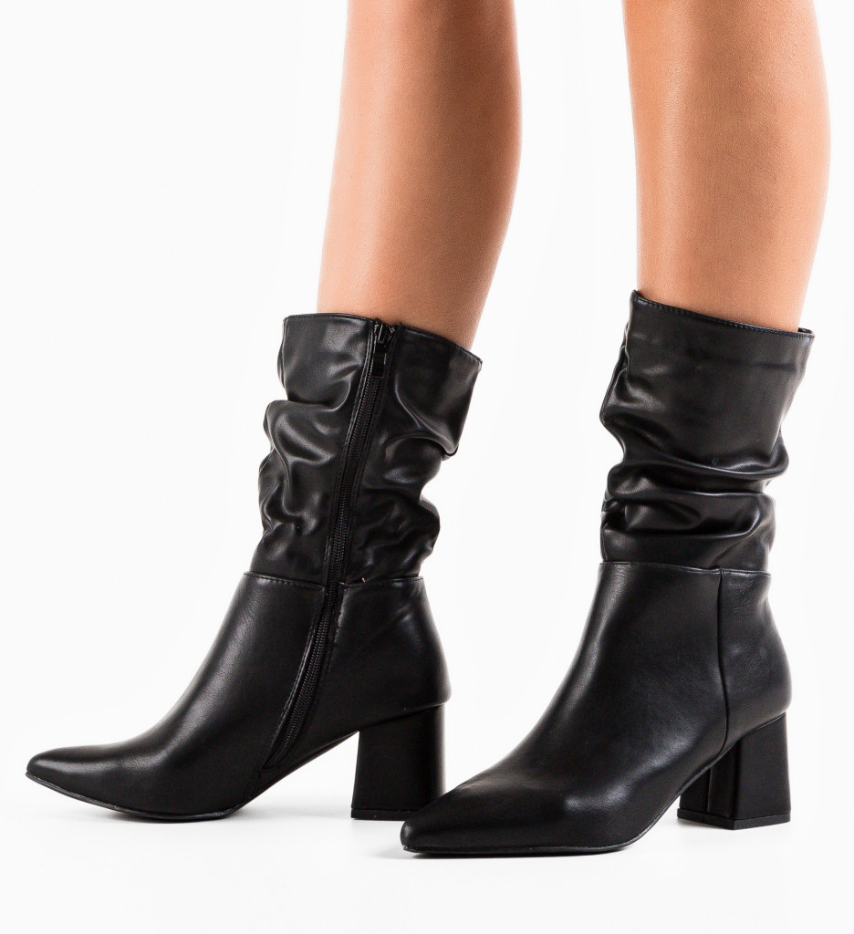 Botine dama Zain Negre - 3 | YEO