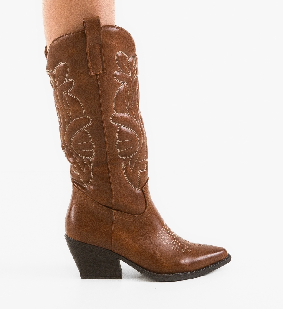 Cizme dama Austin Camel - 5 | YEO