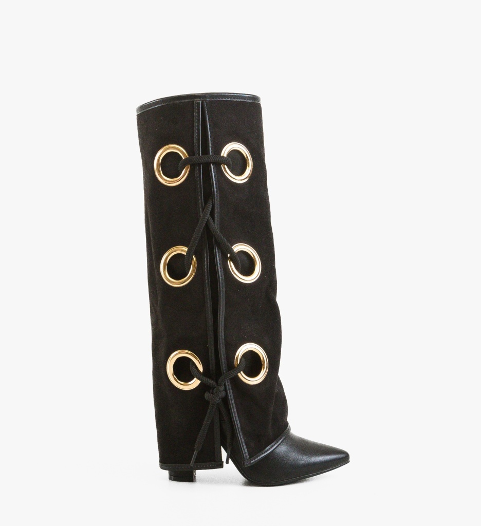 Cizme dama Beard Negre - 2 | YEO