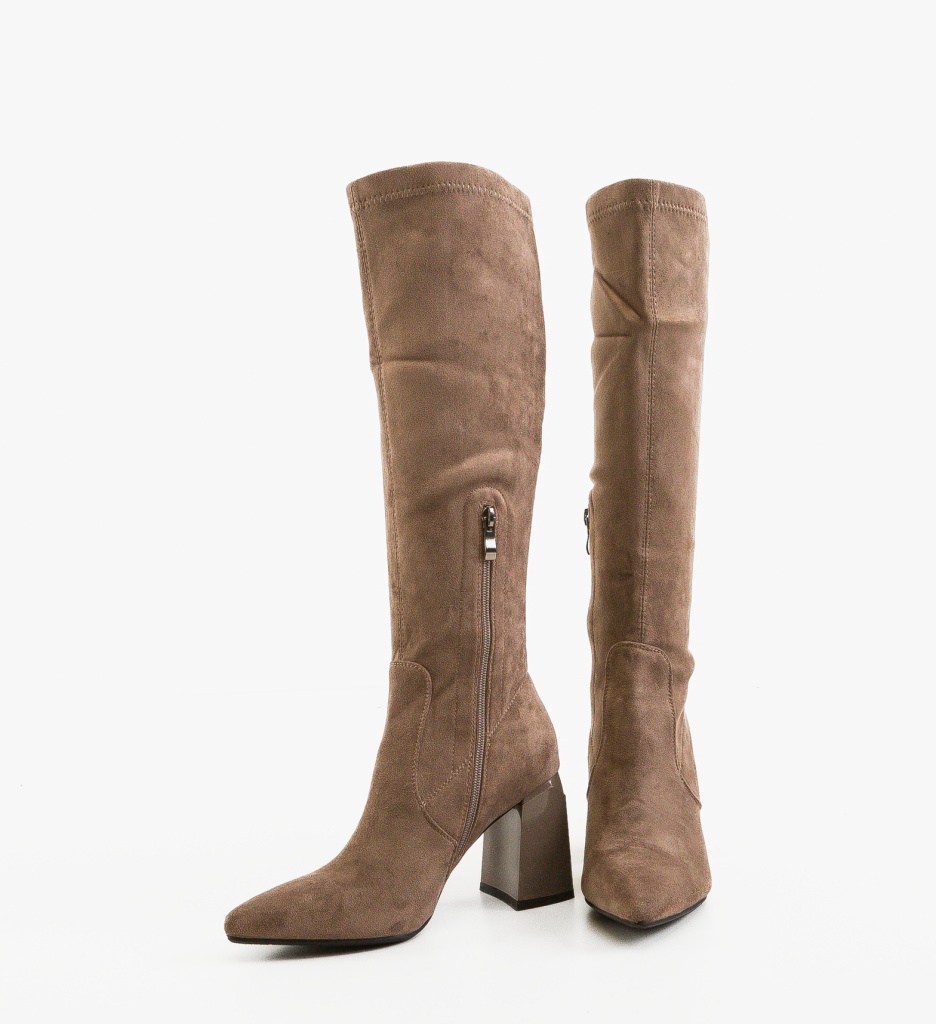 Cizme dama Enele Khaki - 2 | YEO