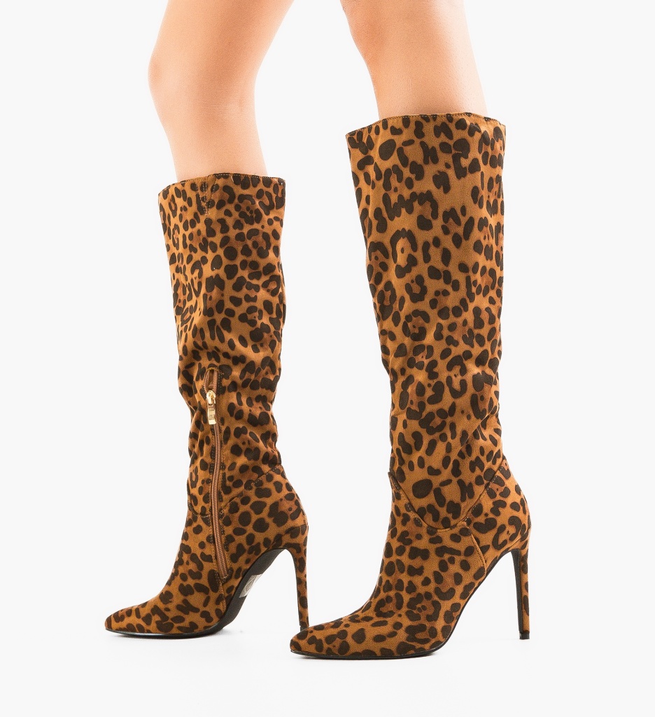 Cizme dama Hildre Animal Print - 3 | YEO