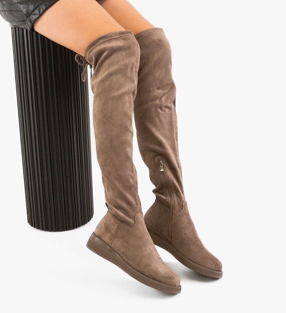 Cizme dama Jamme Khaki - 3 | YEO
