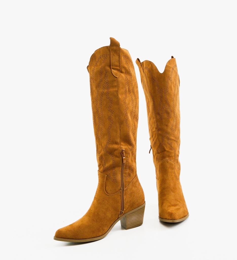 Cizme dama Novograd Camel - 4 | YEO