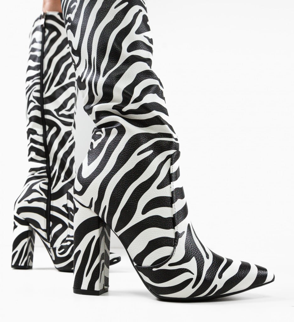 Cizme dama Pheme Zebra - 3 | YEO