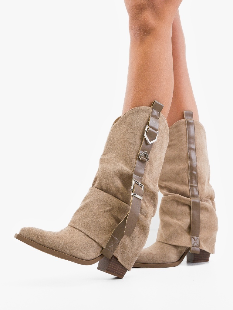 Cizme dama Thea Khaki