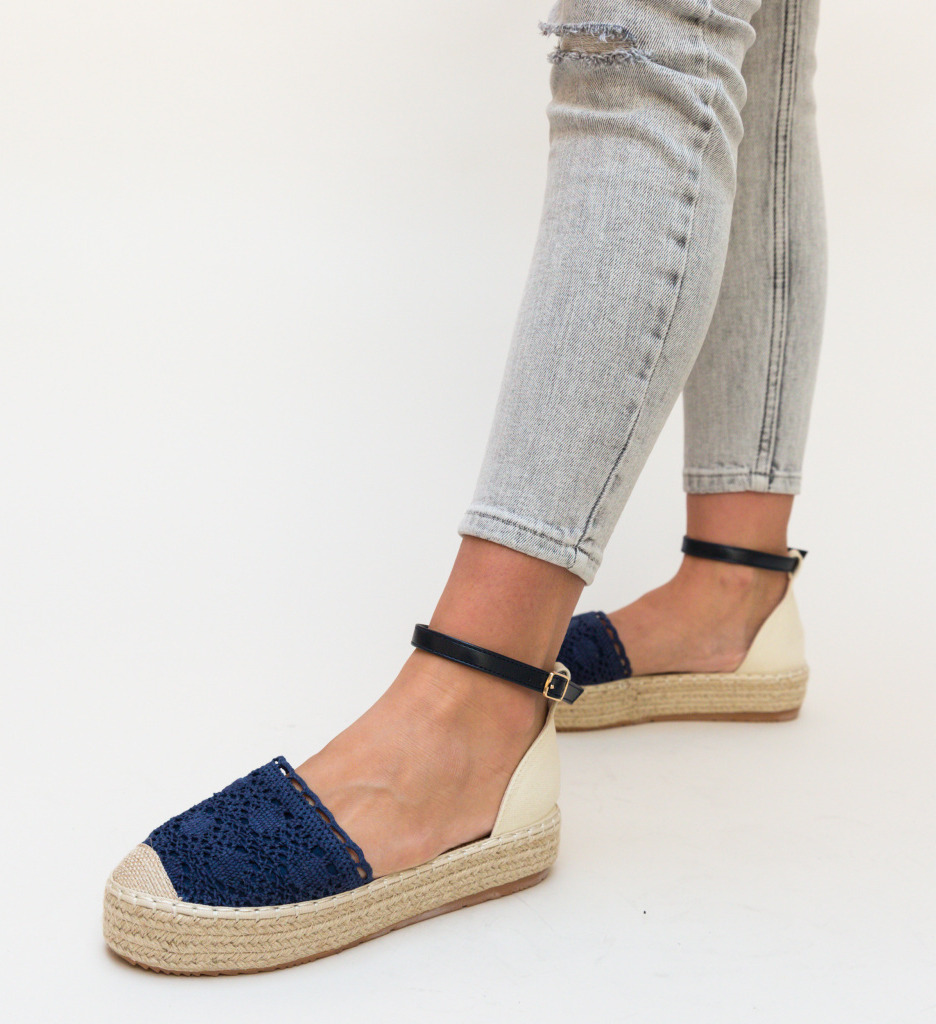 Espadrile Bonner Bleumarin - 3 | YEO