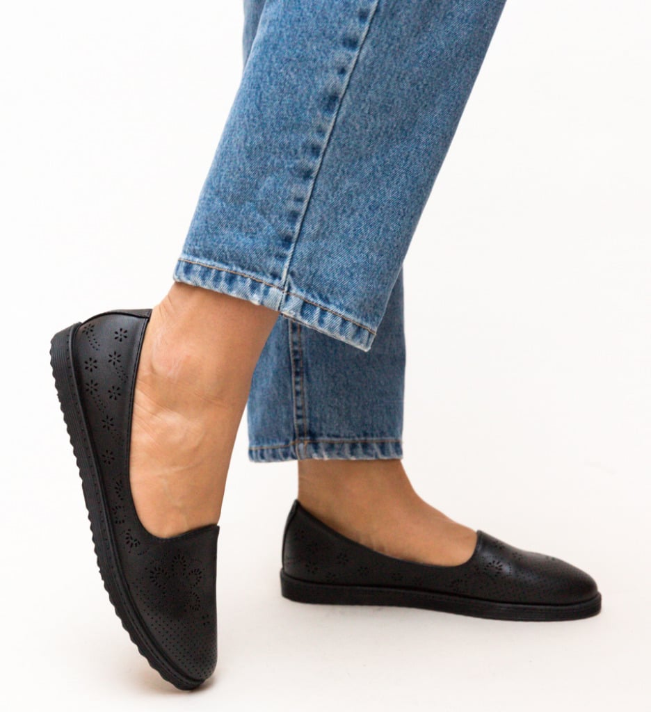 Espadrile Casual Milye Negre - 3 | YEO