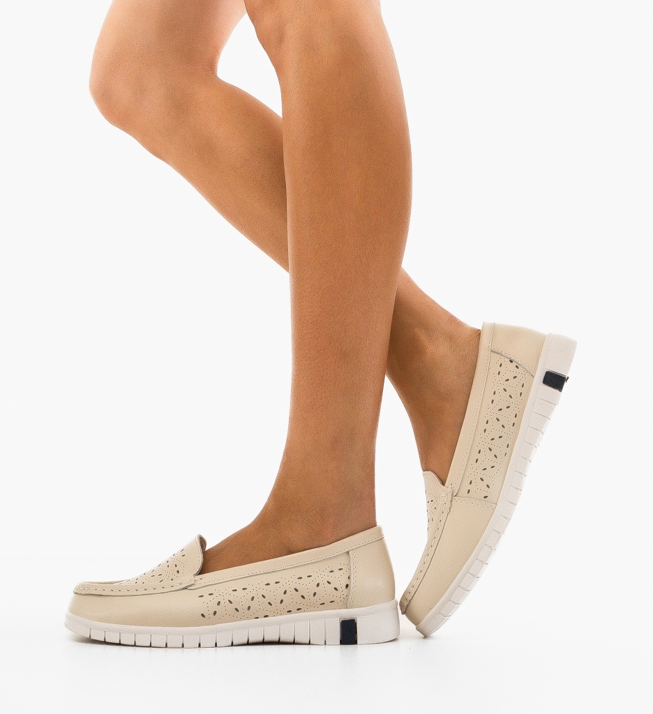 Espadrile dama Skrell Bej - 2 | YEO