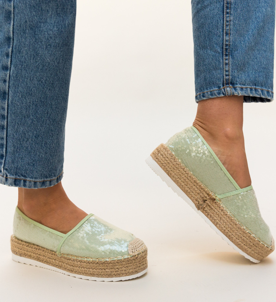 Espadrile Kavan Verzi - 3 | YEO