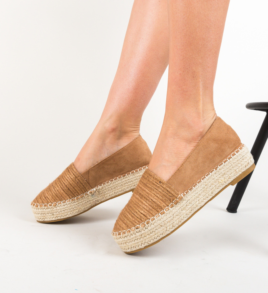 Espadrile Prisha Camel - 3 | YEO