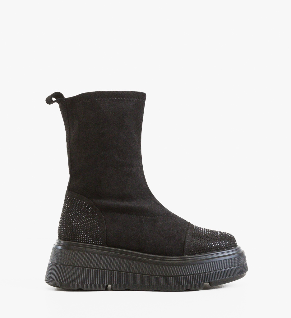 Ghete dama Boomer Negre 2 - 5 | YEO