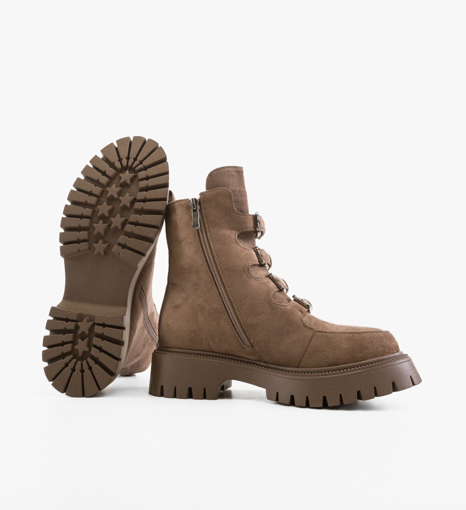 Ghete dama Rumba Khaki - 5 | YEO