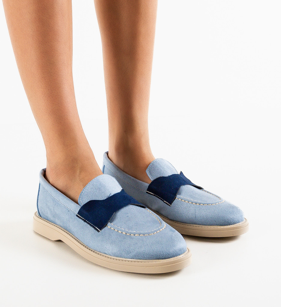 Pantofi Casual Andrey Albastri - 1 | YEO